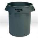 Picture of FG263200-GRAY Rubbermaid BRUTE Waste Container,22" x27-1/4",32 gal,Gray