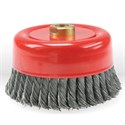 Picture of 56052 Jaz USA Twist Knot Wire Cup Brush,6" Twist knot wire cup brush,Wire.020"
