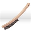 Picture of 82340 Jaz USA Hand Scratch Brush,Curved handle 3 Rows,.016",Stainless Steel