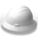 Picture of 19221 ERB Safety Americana Ratchet Safety Helmets,Hard hat,Standard full brim,Polyethylene,White
