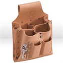 Picture of 5164T Klein Tools Tool Pouch,8-pockets with knife snap & tunnel loop,Leather