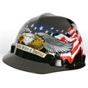 Picture of 10079479 MSA Safety Cap,V-Gard W/Ratchet Suspension,STD,EAGLE,Black