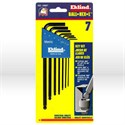 Picture of 13607 Eklind Hex-L Ball End Hex Key Set,1.5mm-6mm,Long,7 pc
