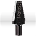 Picture of 10220 Irwin Unibit Step Drill Bit Set,8 Hole S (9/16''-1''),Shank1/2",1/8'' Increments