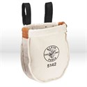 Picture of 5142 Klein Tools Utility Bag,Snap belt loops for up to 3"belts,No. 8,Size Top opening 8"x 3",9"