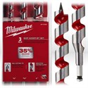 Picture of 48-13-3000 Milwaukee Wood Boring Bit,Ship Auger set,3 pc,1/2" 3/4" 1",L 18"