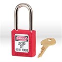 Picture of 410RED Master Lock Safety Lockout Padlock,1-1/2",Xenoy,Red
