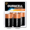 Picture of MN1300R4Z17 Duracell Coppertop Saver Batteries,D,4 Pack