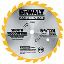Picture of DW9054 DeWalt Circular Saw Blades,Construction 5-3/8" 24T Smooth Woodcutting Cordless Saw Blade