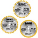 Picture of DW9059C5 DeWalt Circular Saw Blades,Construction 5-3/8" 3 Blade Cordless Combo Pack