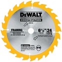 Picture of DW9154 DeWalt Circular Saw Blades,Construction 6-1/2" 24T Framing Cordless Saw Blade