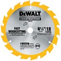 Picture of DW9155 DeWalt Circular Saw Blades,Construction 6-1/2" 18T