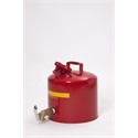 Picture of 1417 Eagle FAUCET CANS,Metal-Red w/Brass Faucet,5 Gal
