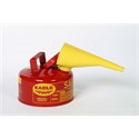 Picture of UI-10-FS Eagle Type 1 Safety Can,Safety oily waste cans,includes/Funnel,Metal,Red,1 gallon