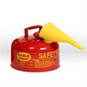 Picture of UI-20-FS Eagle Type 1 Safety Can,Metal,includes/F-15 funnel,Red,2 gal