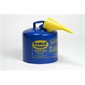 Picture of UI-50-FSB Eagle Type 1 Safety Can,includes/Funnel,Blue,5 gal