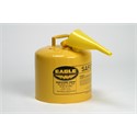 Picture of UI-50-FSY Eagle Type 1 Safety Can,includes/F-15 Funnel,Yellow,5 gal