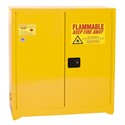 Picture of YPI-30 Eagle PAINT/INK Safety STORAGE CABINETS-Yellow,One Door Self-Closing Three Shelves,40 Gal