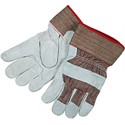 Picture of 1205L MCR Cow Leather Palm,Red Fleece Lined,Gunn Pattern,2.5" Rubberized Safety