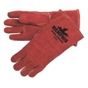 Picture of 4320 MCR Brown Select Leather Welder Gloves Sewn KEVLAR