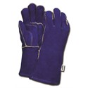 Picture of 4501 MCR Blue Shoulder Leather Welder Gloves Sewn KEVLAR,Thumb Pad
