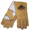 Picture of 4622 MCR "Red Fox" Side Leather Welder Gloves,Reinforced Palm,Golden Brown,Foam Lining