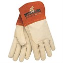 Picture of 4950L MCR "Mustang" MIG/TIG Welder's Gloves,Sewn KEVLAR,Wing Thumb and 4" Split Leather,L