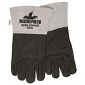 Picture of 49600L MCR "Red Ram" Welder's Gloves,Premium Grain Pig,4.5" Split Cowhide,Full Back,L