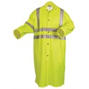 Picture of 518CL MCR .40mm,Stretch PU/CottonPoly Blend,Class 3,FR,Coat,Roll-Up Hood,LIME