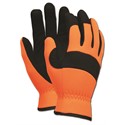 Picture of 922S MCR "Memphis" Gloves,Multitask,Orange Fabric Back,Neoprene Knuckle,Slip-On,S