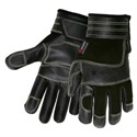 Picture of 925L MCR "Memphis" Gloves,Multitask,Black Split Deerskin Back,Black Grain Cow Palm,L