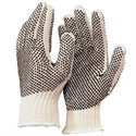 Picture of 9660L MCR Gloves,Regular Weight,Cotton/POLY,PVC Dot 2-Sides,White Men's,L