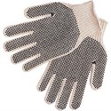 Picture of 9660LM MCR Gloves,Regular Weight,Cotton/POLY,PVC Dots 2-Sides,Natural