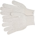Picture of 9660LW MCR Gloves,Regular Weight,Cotton/POLY,White PVC Dots 2-Sides,Natural