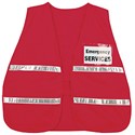Picture of ICV204 MCR Poly,Cotton Safety Vest,21"x48",Red