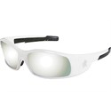 Picture of SR127 MCR Swagger Safety Glasses,White,Lens Coating Silver Mirror