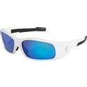 Picture of SR128B MCR Safety Swagger Safety Glasses,White, Lens Coating Blue Diamond