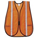 Picture of V211SR MCR Poly,Mesh Safety Vest,1" Silver Stripe,18"x47",Orange