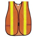 Picture of V231R MCR Poly,Mesh Safety Vest,2" Lime Stripe,18"x47",Orange
