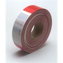 Picture of 51138-67533 3M Diamond Grade Conspicuity Marking Roll 983-32 (PN67533) Red/White,2"x 150ft