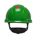 Picture of 78371-64210 3M Hard Hat,Vented Green 4 Ratchet Suspension H-704V