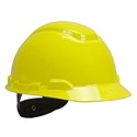 Picture of 78371-65554 3M Hard Hat H-709R-UV,W/UVicator,Bright Yellow,4 Ratchet Suspension