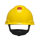 Picture of 78371-65556 3M Hard Hat H-702V-UV,W/UVicator,Vented,Yellow,4 Ratchet Suspension