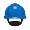 Picture of 78371-65557 3M Hard Hat W/UVicator,Vented Blue 4 Ratchet Suspension H-703V-UV