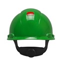Picture of 78371-65558 3M Hard Hat H-704V-UV,W/UVicator,Vented,Green,4 Ratchet Suspension