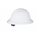 Picture of 78371-65808 3M Full Brim Hard Hat H-801V-UV,White 4 Ratchet Suspension,Vented