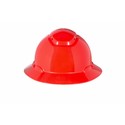 Picture of 78371-65790 3M Full Brim Hard Hat H-805V,Red 4 Ratchet Suspension,Vented