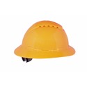 Picture of 78371-65809 3M Full Brim Hard Hat H-802V-UV,Yellow 4 Ratchet Suspension,Vented