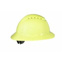 Picture of 78371-65816 3M Full Brim Hard Hat H-809V-UV,Hi-Vis Yellow 4-Pt Ratchet Suspension,Vented