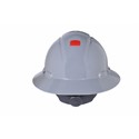 Picture of 78371-65815 3M Full Brim Hard Hat H-808V-UV,Gray 4 Ratchet Suspension,Vented,W/Uvicator